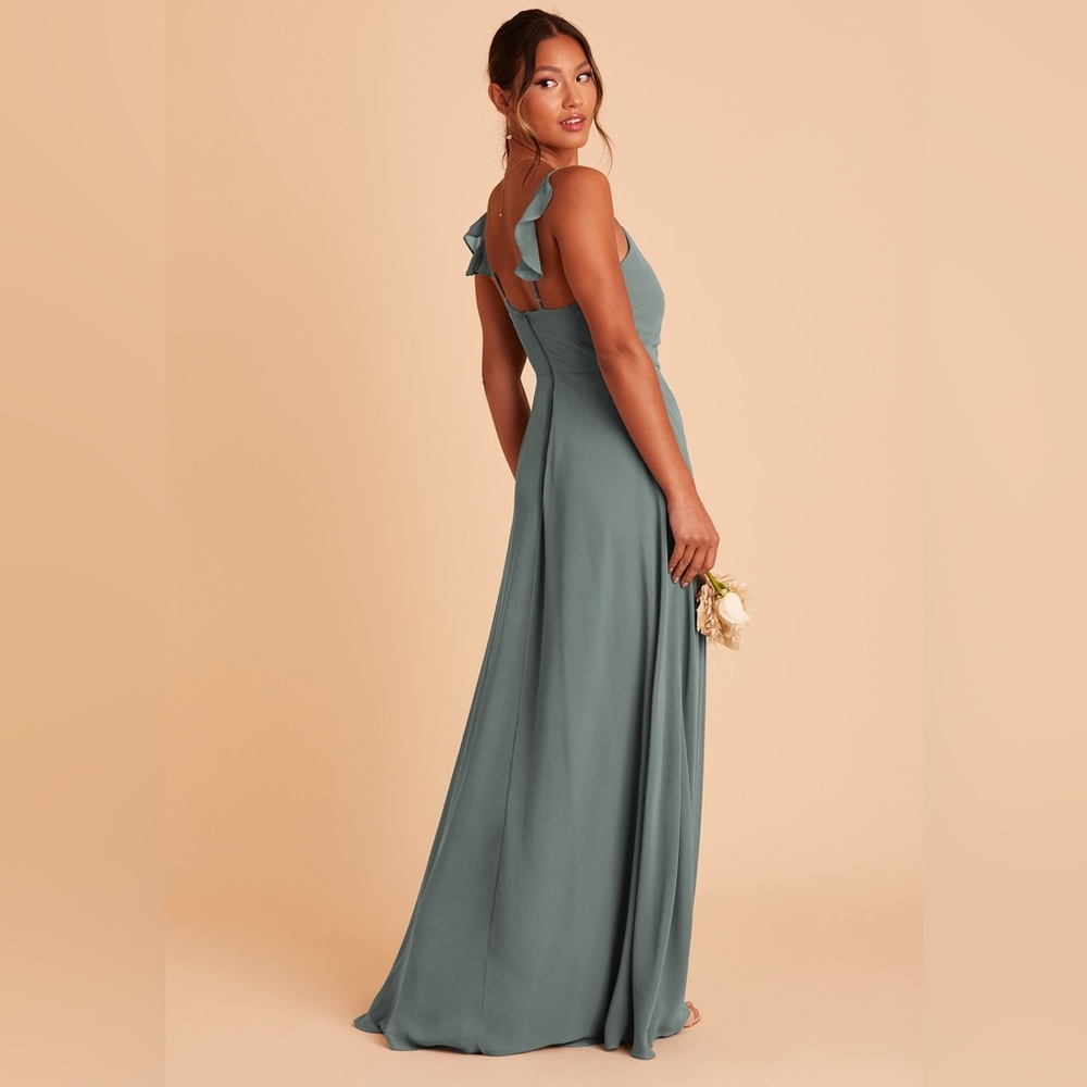 Birdy Grey Adelle Chiffon Dress in Sea Glass